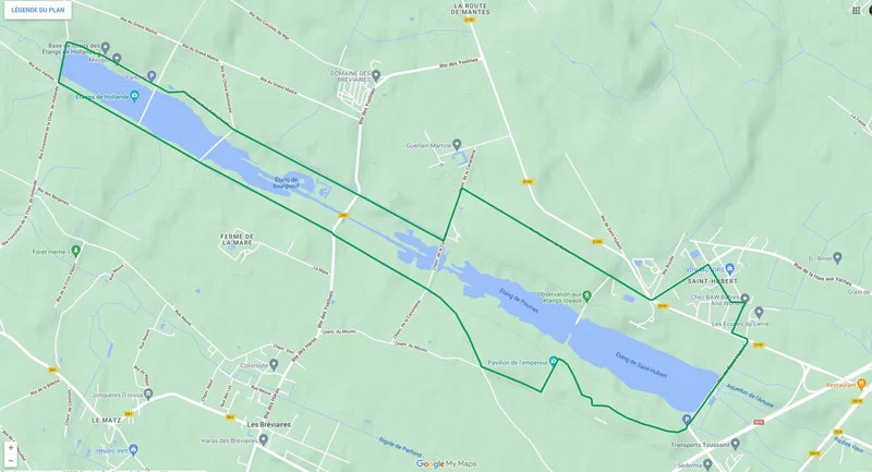 Boucle autour des etangs de hollande en forêt de Ramouillet par LocaCycles